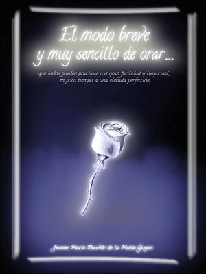 cover image of El modo breve y muy sencillo de orar